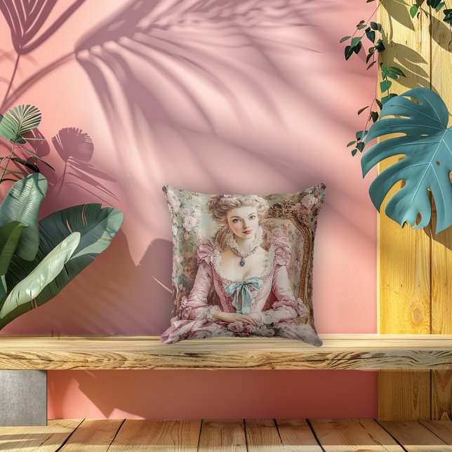 Almofada do Jardim Rosa Real Marie Antoinette (Criador carregado)