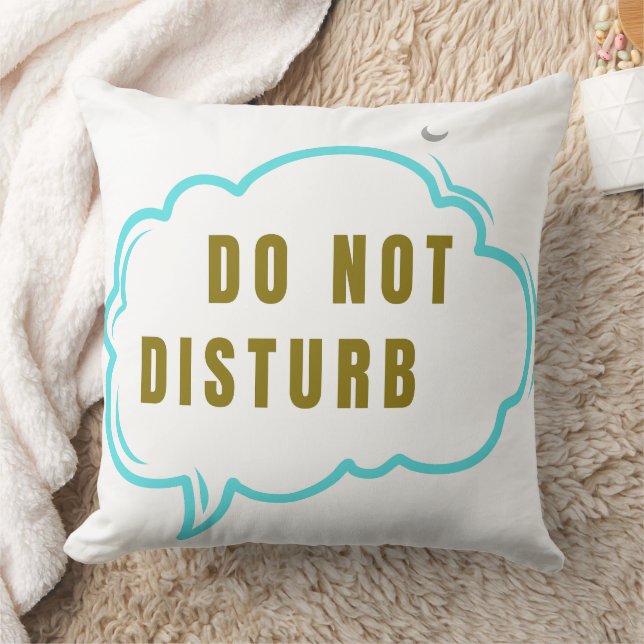 Almofada Do Not Disturb Cozy Sleep Throw Pillow – Moon Clou (Cobertor)