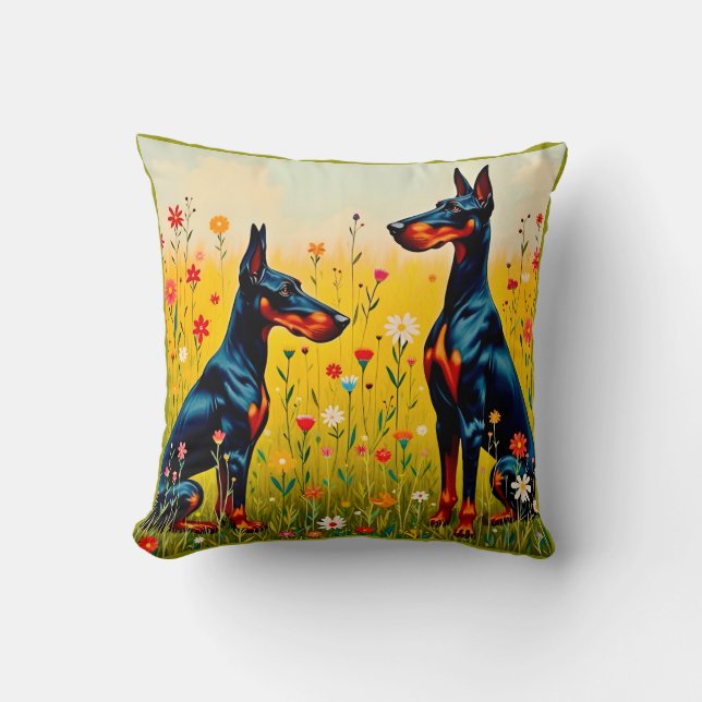 Almofada Doberman  (Frente)