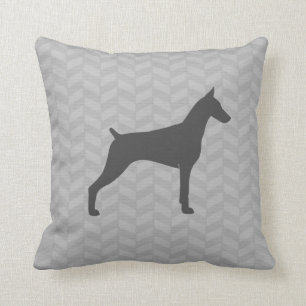 Almofada Doberman Pinscher Silhouette