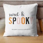 Almofada Doce Colorido E Spooky | Feliz Dia das Bruxas<br><div class="desc">Doce Colorido E Spooky | Feliz Dia das Bruxas</div>