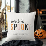 Almofada Doce Colorido E Spooky | Feliz Dia das Bruxas<br><div class="desc">Doce Colorido E Spooky | Feliz Dia das Bruxas</div>