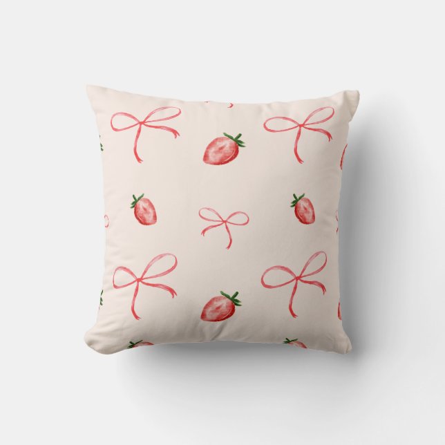 Almofada Doce Coquette Pattern Feminine Design (Frente)