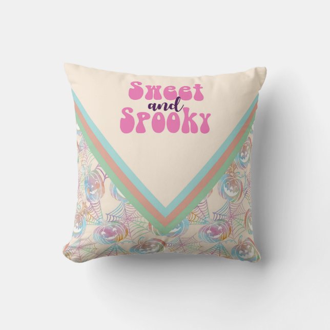 Almofada Doce e Spooky Halloween (Frente)