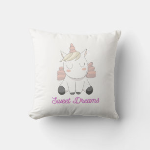 Almofada Doce Sonhos Travesseiro Unicorn