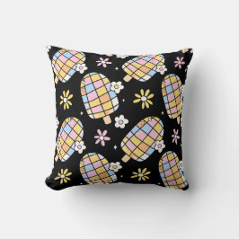 Almofada Doce Sorvete Floral - Padrão Whimsical Summer