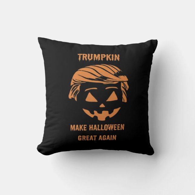 Almofada Docinho, Trumpkin, Halloween Merch Classic (Frente)