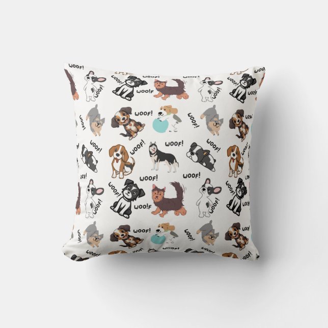 Almofada Dog and Woof  Cushion (Frente)