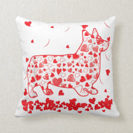 Almofada Dog Dad Dog Mom Gifts Corgi Valentines Day