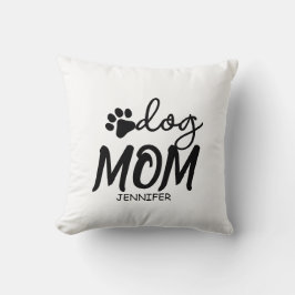 Almofada Dog Mom custom name gift