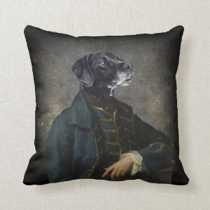 Almofada Doggo Almirante de Pintura de Pé Personalizado