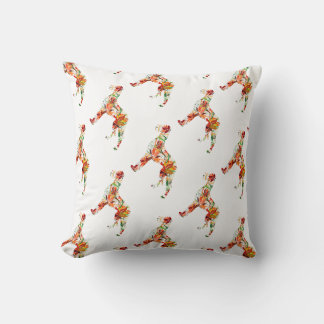 Almofada Dogue de flores outonais
