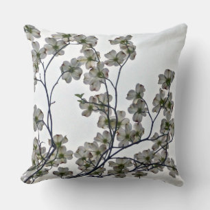 Almofada Dogwood de florescência branco