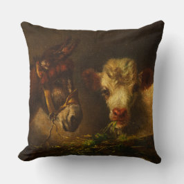 Almofada Dois Amigos (Donkey e Lamb) (Animais de Criação)