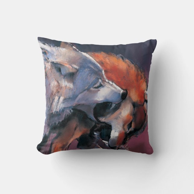 Almofada Dois lobos (Frente)