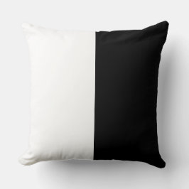 Almofada Dois tons preto, branco moderno, decorativo