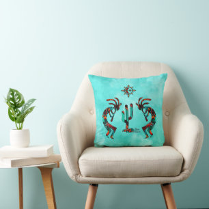 Almofada Dois Travesseiros decorativos Kokopelli sudoeste