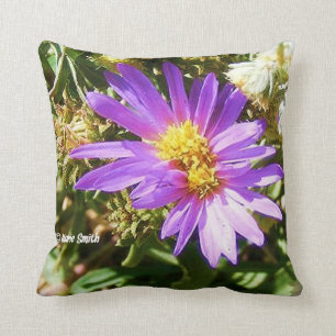 Almofada Dois Wildflowers roxos