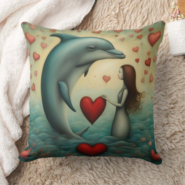 Almofada Dolphin Love 1 (Cobertor)