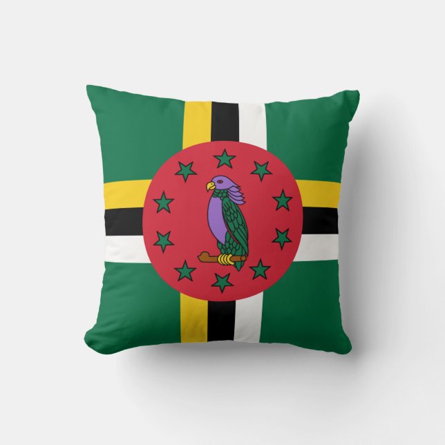Almofada Dominica Flag (Frente)