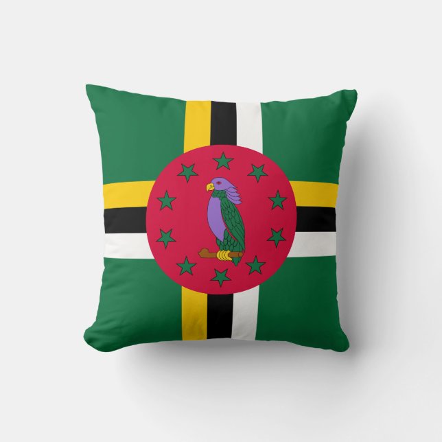 Almofada Dominica Flag (Frente)