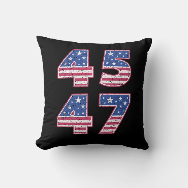 Almofada Donald Trump 45-47 (Frente)