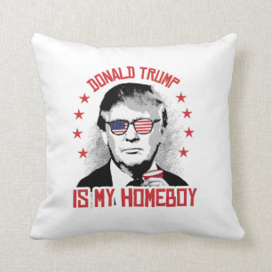 Almofada Donald Trump é meu ficar em casa