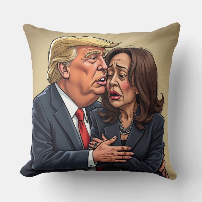 Almofada Donald Trump Kamala harris (Frente)