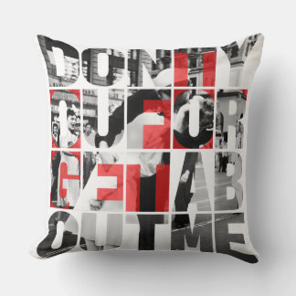 Almofada Don't You Forget About Me Black White Red