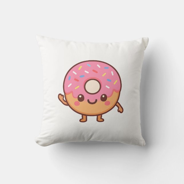 Almofada Donuts Throw Pillow (Frente)