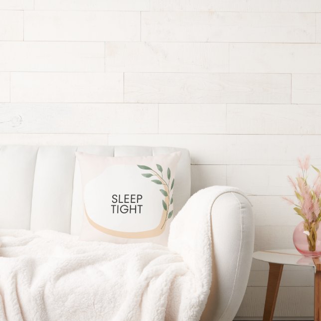 Almofada "Dormir Travesseiro Apertado com Botânica Minimali (Sofá)