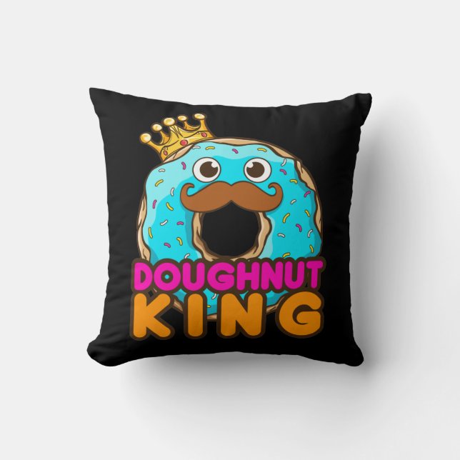 Almofada Doughnut King Rosquinha Lover Men (Frente)