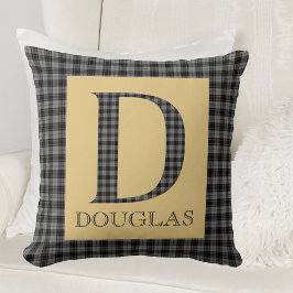 Almofada Douglas Tartan Monograma D