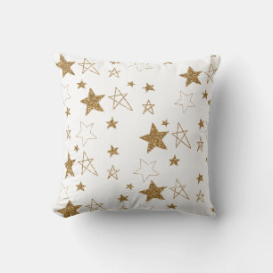 Almofada Dourada Glitzy Stars