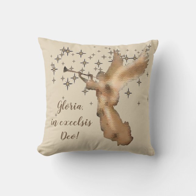 Almofada Dourado Angel Stars Christmas Cote (Frente)