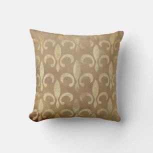 Almofada Dourado Fleur de Lis