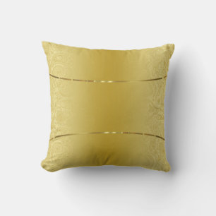 Almofada Dourado fundo texturizado acentos de ouro brilhant
