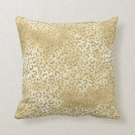 Almofada Dourado Ombre Amarelo Lítiter Leopard Zebra