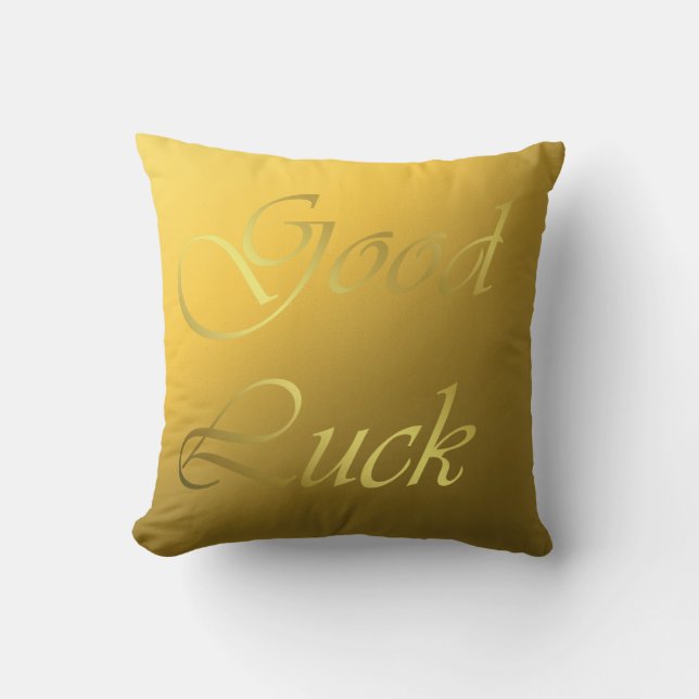 Almofada dourado,padrão abstrato pequeno (Frente)