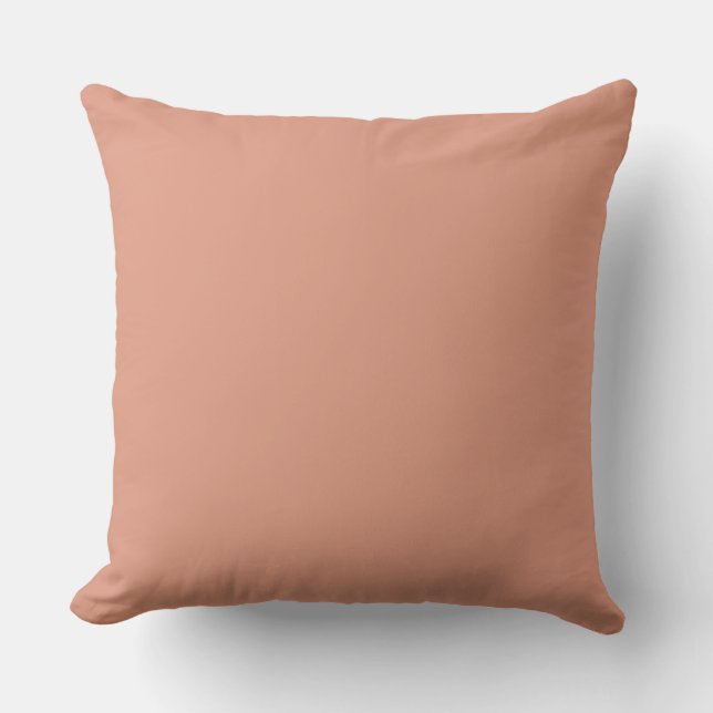Almofada Dourado Rosa Sólido, Moderno, Simples (Frente)