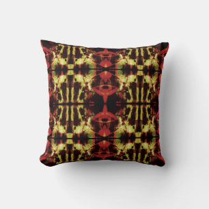 Almofada Dourado vermelho castanho escondido Vidro Grande M