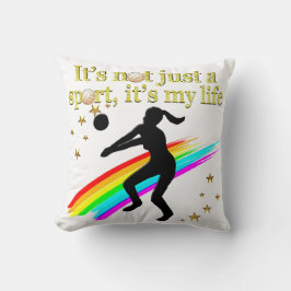 ALMOFADA DOURADO VOLLEYBALL É O MEU DESIGN DE VIDA