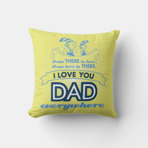 Almofada Dr. Seuss Eu Amo Você Papai Em Todo Lugar