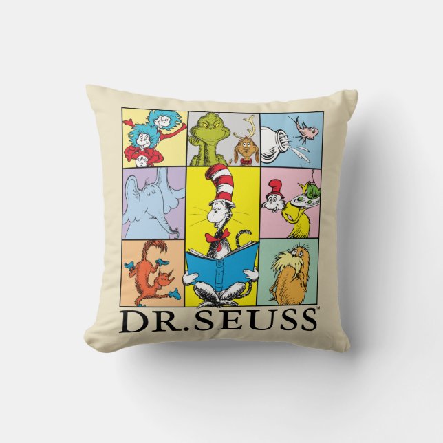 Almofada Dr. Seuss | Histórias em Gráficos (Frente)