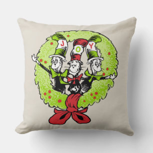 Almofada Dr Seuss The Grinch Who-ville Christmas Joy