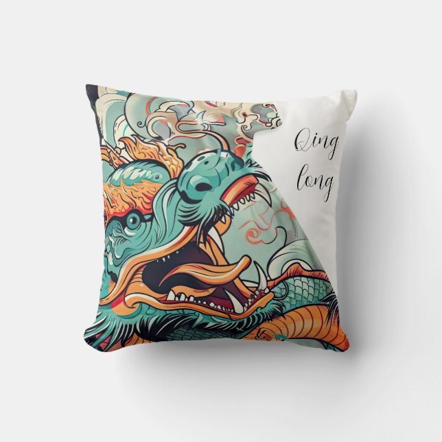 Almofada Dragão Asiático (Frente)