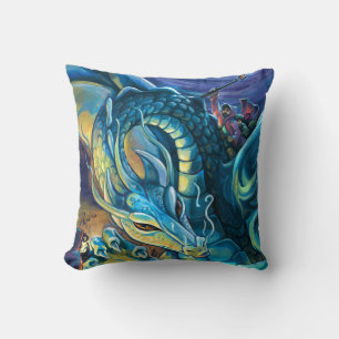 Almofada Dragão Azul
