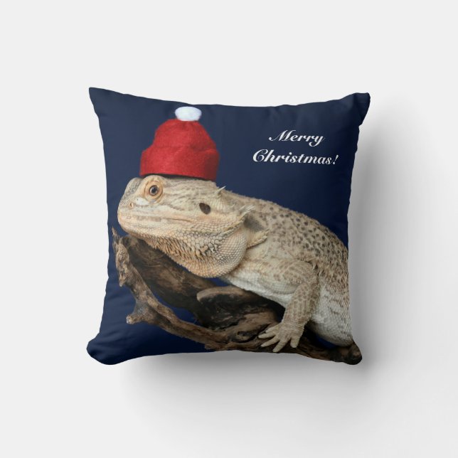 Almofada Dragão Carborado Personalizado Lizard - Santa Chap (Frente)