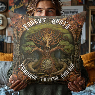 Almofada Dragão Celta - Arte Gerada por Arte AI