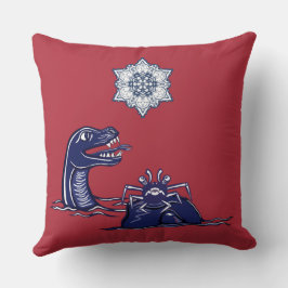 Almofada Dragão De Água E Caranguejo Monstro